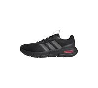 adidas Homme Cloudfoam Flex Laces Shoes, Core Black/Iron met./Lucid Red, 42 2/3 EU