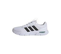 adidas Homme Cloudfoam Flex Laces Shoes, FTWR White/Core Black/Court Green, 39 1/3 EU