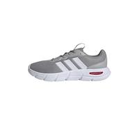 adidas Homme Cloudfoam Flex Laces Shoes, MGH Solid Grey/FTWR White/Better Scarlet, 44 EU