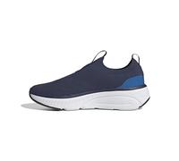 adidas Homme Cloudfoam GO Sock Shoes Chaussures, Dark Blue/Halo Silver/Core Black, 46 2/3 EU