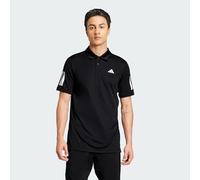 adidas Homme Club Tennis 3-Stripes Polo Shirt, Black, L