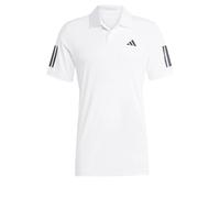 adidas Homme Club Tennis 3-Stripes Polo Shirt, White, XL