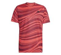 adidas Homme Club Tennis Climacool Graphic T-Shirt, Shadow Red/Semi Lucid Red, L