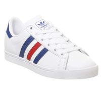 adidas Homme Coast Star Chaussures de Gymnastique, Blanc (FTWR White/Collegiate Royal/Scarlet FTWR White/Collegiate Royal/Scarlet), 36 EU