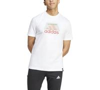 adidas Homme Codes BOS Graphic Tee, White, L Tall