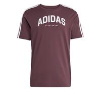 adidas Homme Codes Collegiate Linear Graphic T-Shirt, Aurora Ruby, L