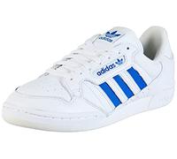 adidas Homme Continental 80 Stripes Chaussures de Sport Basses, Blanc FTWR Blue Off White, Fraction_45_and_1_Third EU