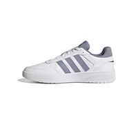 Adidas Homme CourtBeat Court Lifestyle Shoes, Cloud White/Silver Violet/Better Scarlet, 44 EU
