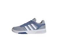 adidas Homme Courtbeat Shoes Chaussures, Halo Silver/Cloud White/Crew Blue, 44 2/3 EU