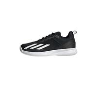 adidas Homme Courtflash Speed Tennis Shoes, Core Black/Cloud White/Matte Silver, 44 2/3 EU