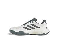 Adidas Homme CourtJam Control 3 Clay Tennis Shoes, Off White/Core Black/Aurora Ivy, 40 EU