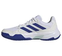 Adidas Homme Courtjam Control 3 Tennis Shoes, Cloud White/Lucid Blue/Semi Flash Aqua, 43 1/3 EU