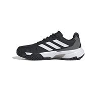 Adidas Homme Courtjam Control 3 Tennis Shoes, Core Black/FTWR White/Grey Four, 40 EU