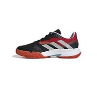 ADIDAS Homme CourtJam Control Clay Tennis Shoes, Core Black/Cloud White/Scarlet, 44 EU
