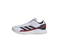 adidas Homme Courtquick Mens Padel Shoes, Cloud White/Core Black/Lucid Red, 44 EU