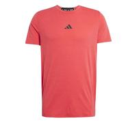 adidas Homme D4T Workout Shirt, Pure Ruby, L Short