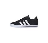 adidas Homme Daily 3.0 Leather Shoes Chaussures, Core Black/Cloud White/Core Black, 40 2/3 EU