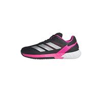 adidas Homme Defiant Speed 2 Tennis Shoes, Core Black/Silver met./Core Black, 43 1/3 EU