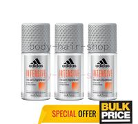 Adidas Homme Déodorant Intensif Roll-On 72H Protection Longue Durée 50ml Pack...