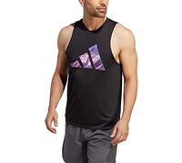 adidas Homme Designed for Movement HIIT Training Tank Top, Black / Preloved Fuchsia, L