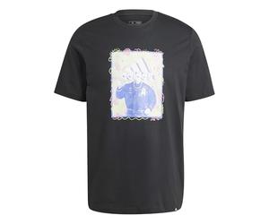 Adidas Homme Doodle Graphic Tee, Black, S
