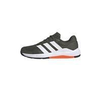 adidas Homme Dropset Base Training Shoes Chaussures de Sport et d'entraînement, Night Cargo/Cloud White/Impact Orange, 44 EU