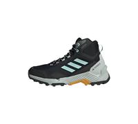 adidas Homme Eastrail 2.0 Mid Rain.RDY Waterproof Hiking Shoes Chaussures de randonnée, Core Black/Aqua/Preloved Yellow, 42 2/3 EU