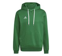 adidas Homme Entrada 22 Sweat Hoodie, Team Green / White, L Long
