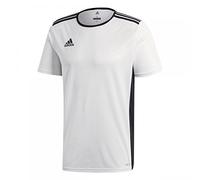 adidas Homme Entrada JERSEY SHORT SLEEVE , Blanc (Noir), L EU