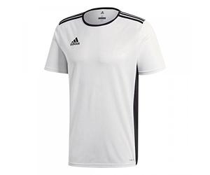 adidas Homme Entrada JERSEY SHORT SLEEVE , Blanc (Noir), L EU
