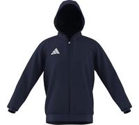 adidas Homme Entrada26 Full Zip Hoodie Sweatshirt, Team Navy Blue 2/White, L Tall