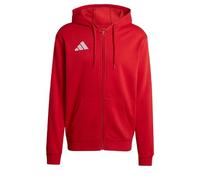 adidas Homme Entrada26 Full Zip Hoodie Sweatshirt, Team Power Red 2/White, M