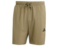 adidas Homme Essential Three Stripes Chelsea Base Short Shorts, Olive Strata/Black, L