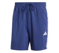 Adidas Short Homme Essential 3 bandes Chelsea bleu foncé/blanc Taille S