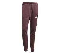 adidas Homme Essential Three Stripes Fleece Pant, Aurora Ruby/White, S