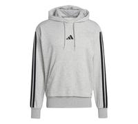 Adidas Sweat à capuche Essentials 3 Stripes French Terry Gris/Noir Taille L