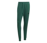 adidas Homme Essential Three Stripes French Terry Pant, Collegiate Green/Black, XL