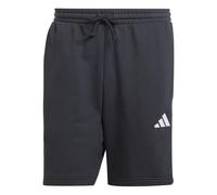 adidas Homme Essential Three Stripes French Terry Short Shorts, Black/White, L Tall