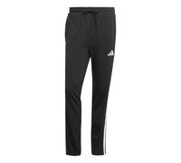 Pantalon long adidas Essentials Single Jersey 3-Stripes noir blanc - S