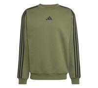 Adidas Essentials 3 Stripes Fleece Sweatshirt Vert S Homme