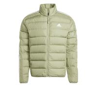 adidas Homme Essentials 3-Stripes Light Down Jacket, TENT GREEN F16, XL