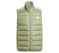 adidas Homme Essentials 3-Stripes Light Down Vest, tent green, M