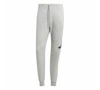 adidas Homme Essentials BIG Logo Fleece Pant Cuffed, Medium Grey Heather/Black, S