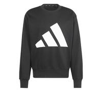 adidas Homme Essentials BIG Logo Fleece Sweatshirt, Black/White, XL