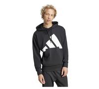 adidas Homme Essentials BIG Logo French Terry Hoodie, Black/White, XL
