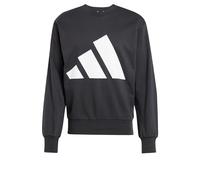 adidas Homme Essentials BIG Logo French Terry Sweatshirt, Black/White, S