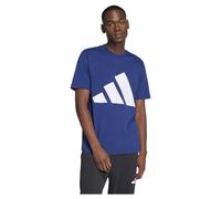 adidas Homme Essentials BIG Logo Single Jersey Tee, Dark Blue/White, L