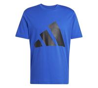 adidas Homme Essentials BIG Logo Single Jersey Tee, Team Royal Blue/Black, S