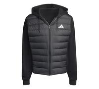 adidas Homme Essentials CLIMAWARM Hybrid Down Hooded Jacket, black, L