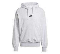 adidas Homme Essentials FEELCOZY Fleece Hoodie, Light Grey Heather/Black, L